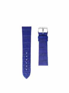 Bracelet de montre Alligator Chic bleu saphire