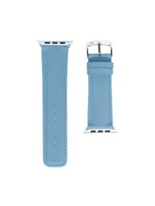 Bracelet Apple Watch Atlantis caoutchouc texturé bleu ciel