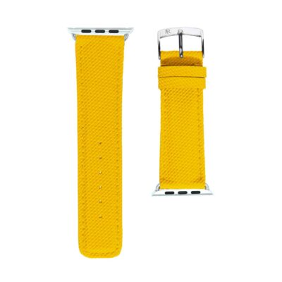 Bracelet ClassiqueCaoutchoucJaune Etincelle