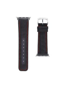 Apple compass strap red stitching