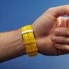 Bracelet de montre Apple classique Caoutchouc Jaune Femmes