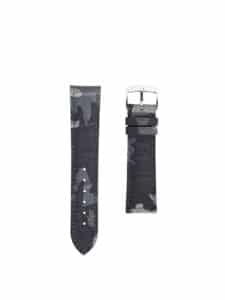 Bracelet de montre Classique 3.5 alligator Camouflage noir