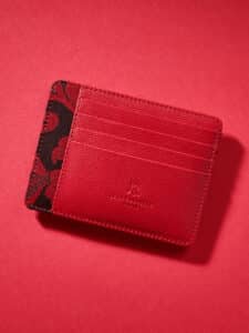 CNI cardholder red Sawaya Saibikarahana