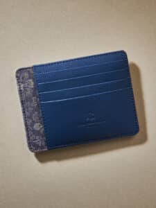 CNI cardholder grey blue Sawaya Saibikarahana