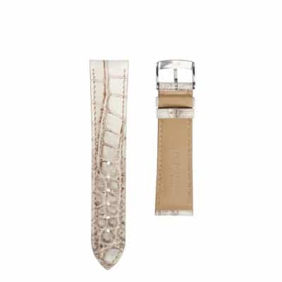 classic Watch band Alligator white men