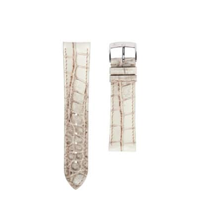 classic Watch band Alligator white men