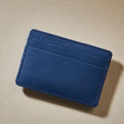 Business Cardholder black embossed calf - Maison Jean Rousseau