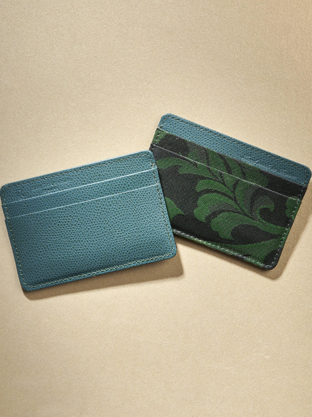 Easy wallet Sawaya collection Saibi blue - Maison Jean Rousseau