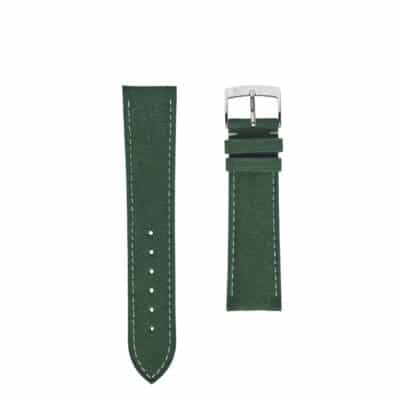 watch band Alcantara green women