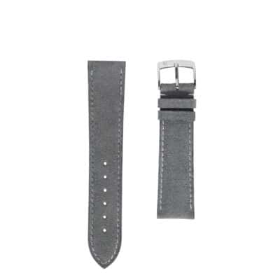 Classic watch band Alcantara red men
