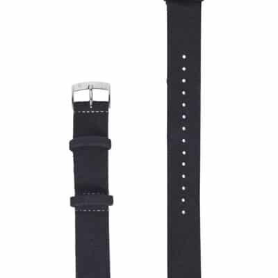 bracelet montre alcantara voiture monaco noir