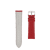 watch band Alcantara red men