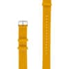 Nato strap Alcantara yelllow women