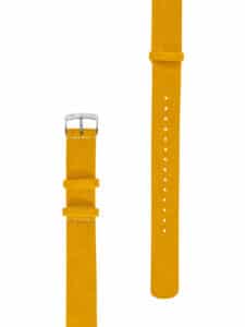 Nato watch strap yellow Alcantara