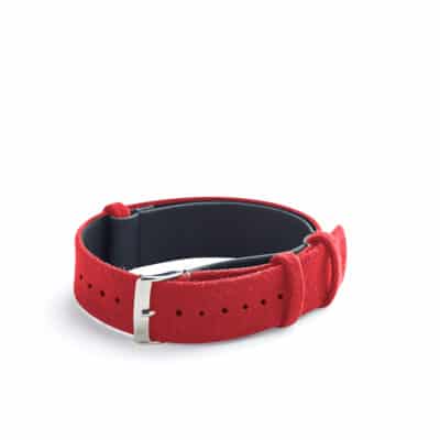 <span class="cat_name">Bracelet Nato</span><br><span class="material_name">Tissu technique</span><br><span class="color_name">Rouge Intense</span>