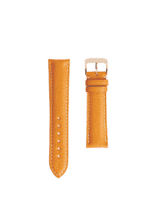 Bracelet de montre Classique 3.5 chèvre orange