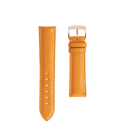 Classic watch strap goat orange men