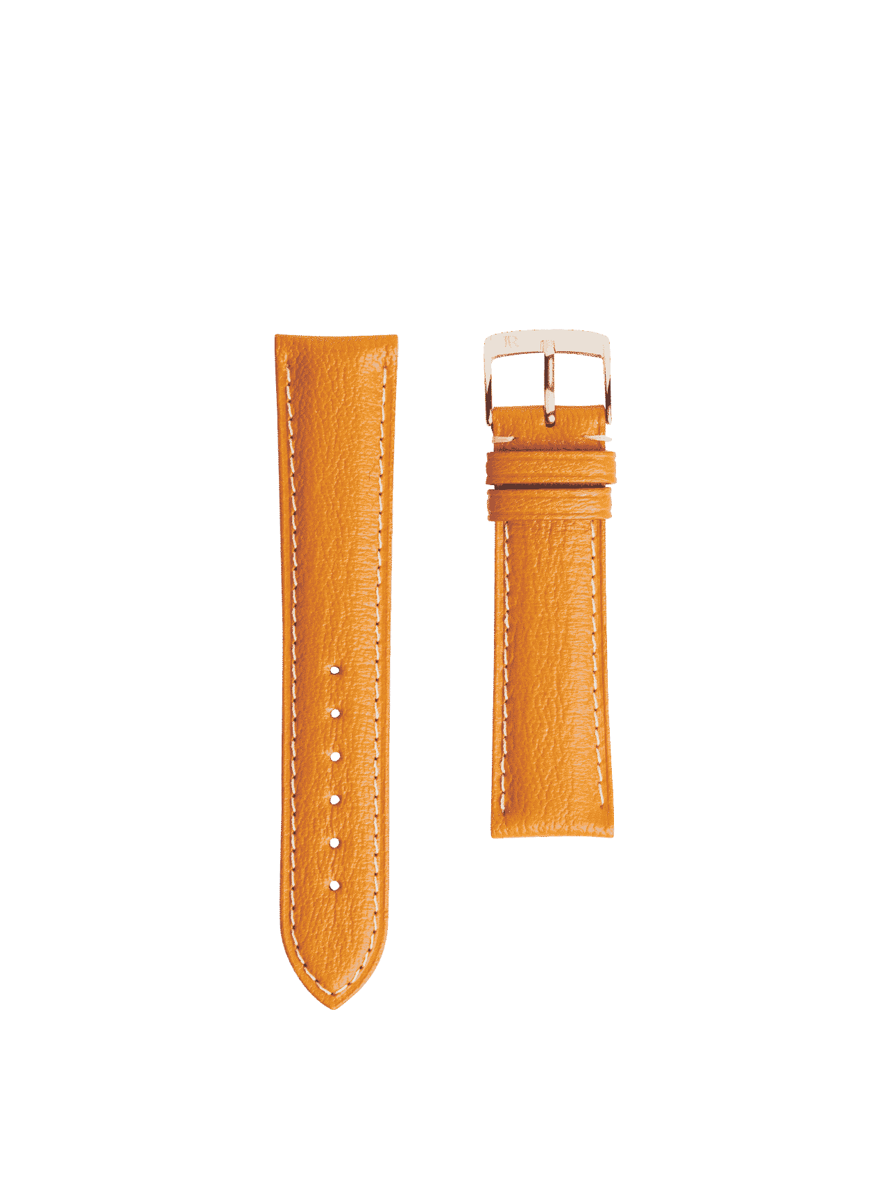 Classic watch strap goat orange men