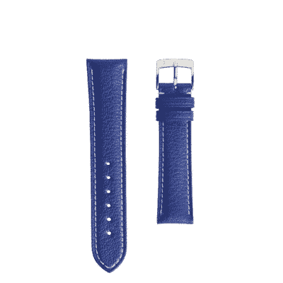 watch strap alcantara blue