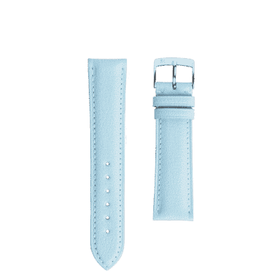 Bracelet montre classique chèvre bleu femmes