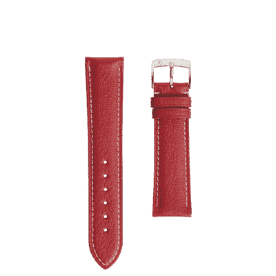 Classic watch strap goat red men