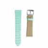 Watch strap alligator turquoise shiny men