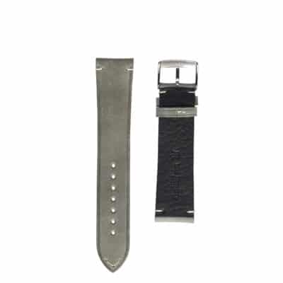 vintage jean rousseau calf watch strap grey wood