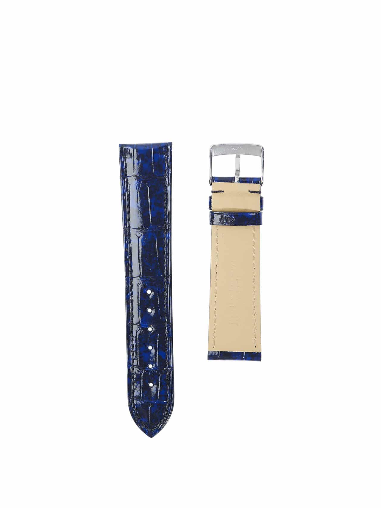 Watch strap 3.5 Asteria crocodile blue front