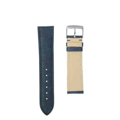 Watch strap 3.5 Asteria rubber touch crocodile green back