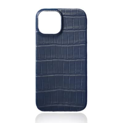 Iphone case crocodile blue matte