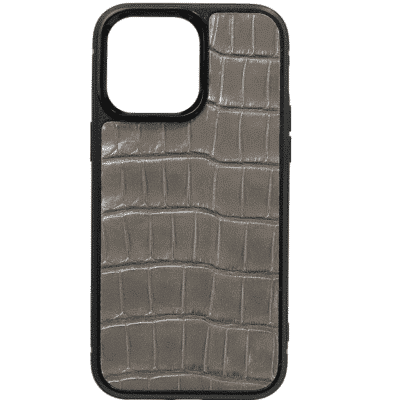 iphone case grey 14 pro max alligator