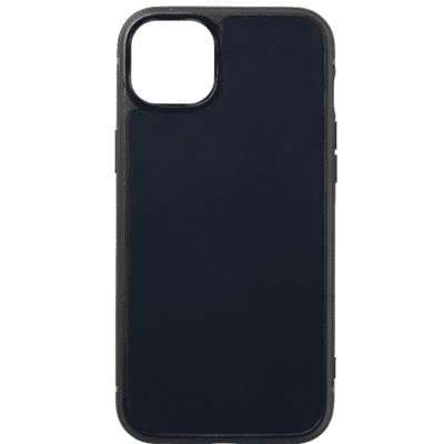 coque iphone 14 cuir veau navy