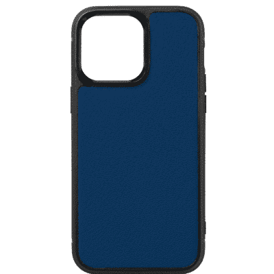 iphone case 14 leather calf blue