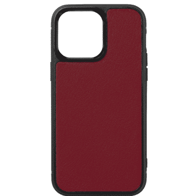 iphone case 14 leather calf red