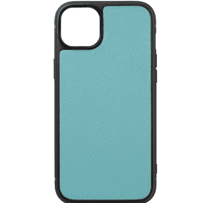 iphone case 14 leather calf blue