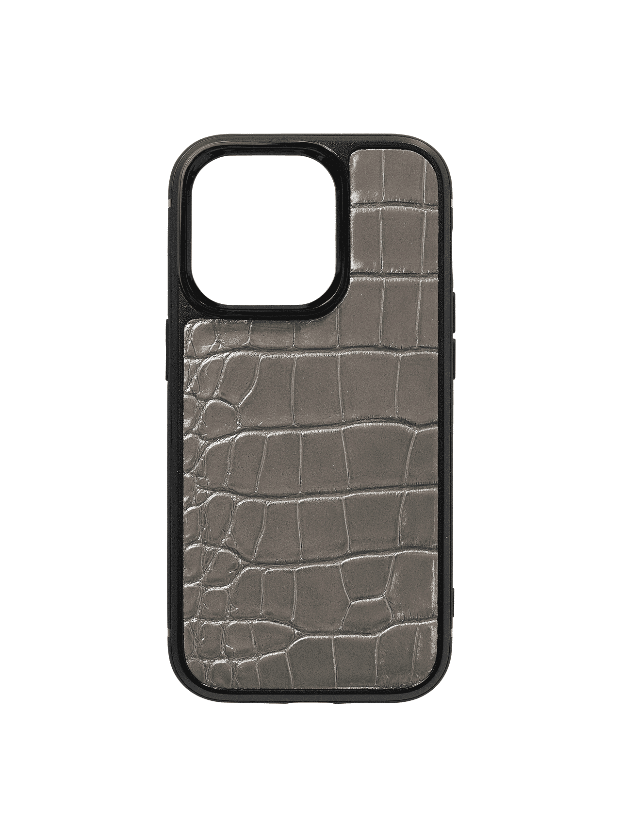 iPhone 14 Pro case pink shiny alligator - Maison Jean Rousseau