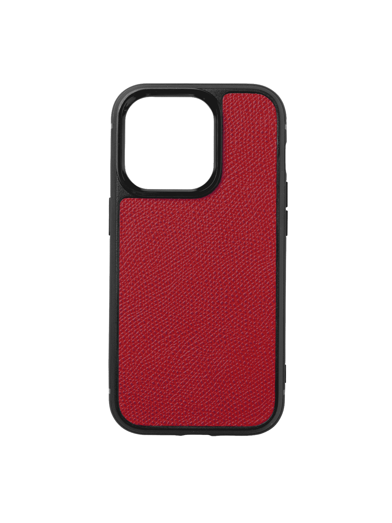 coque iphone 14 cuir veau rouge