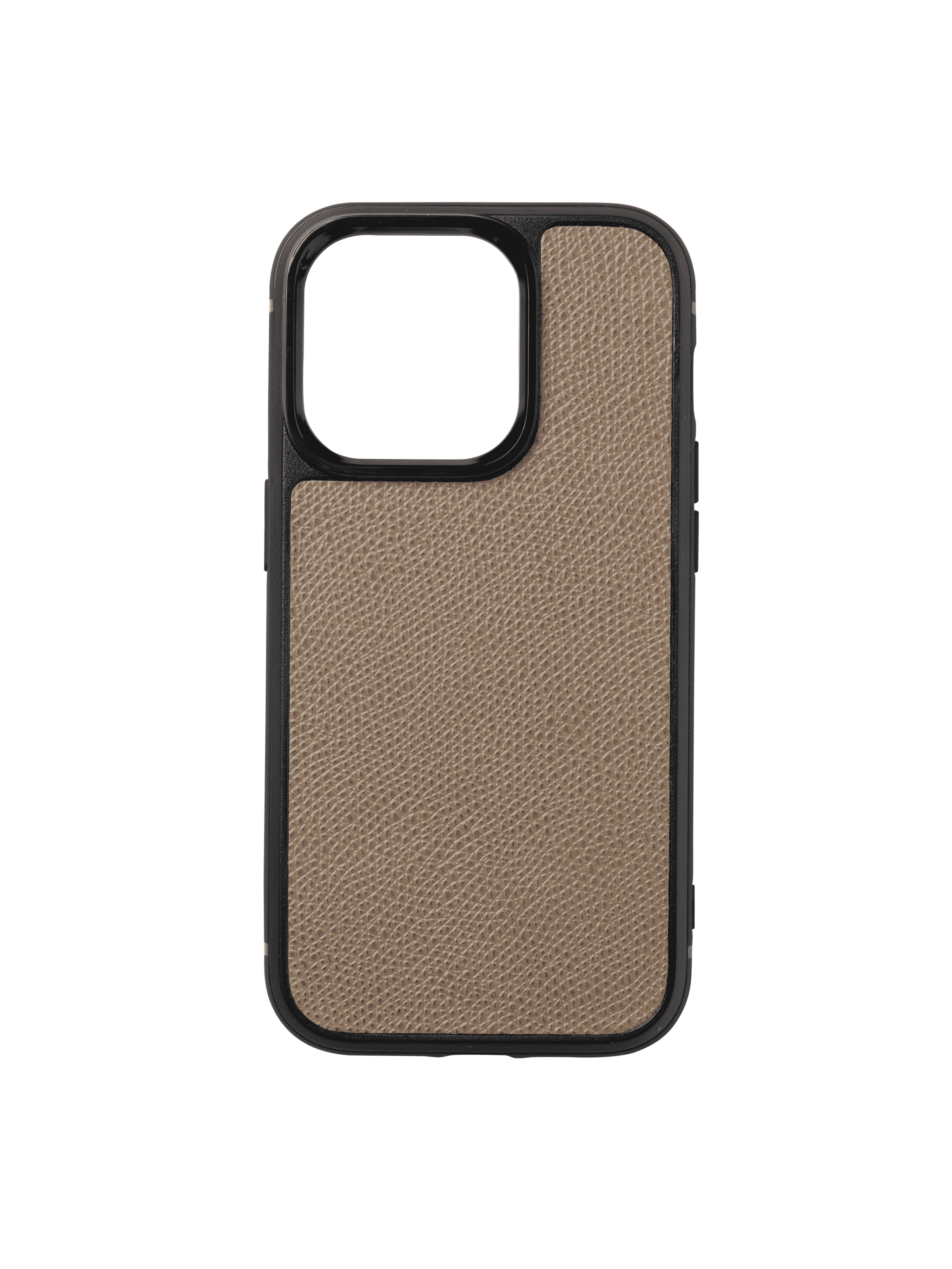 iPhone 14 Pro case taupe calf - Maison Jean Rousseau