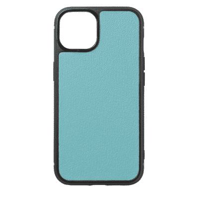 iphone case 14 leather calf blue
