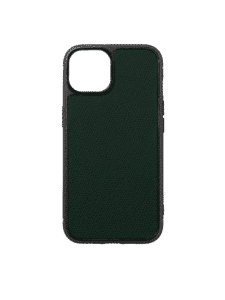 iPhone 14 case green calf