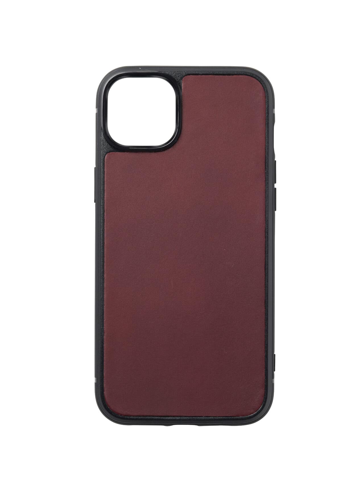 coque iphone 14 cuir veau bourgogne