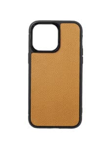 Coque iPhone 14 Pro Max veau marron clair