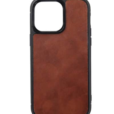 iphone case 14 leather calf brown