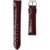 red leather valentine day watch strap