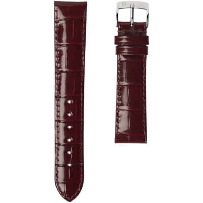 red leather valentine day watch strap