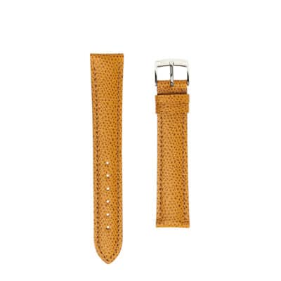 jean rousseau leather strap gold brown