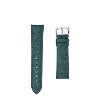 jean rousseau leather strap green brown