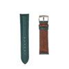 jean rousseau leather strap green brown