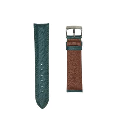 <span class="cat_name">Classic 5.0 Watch strap</span><br><span class="material_name">Embossed calf</span><br><span class="color_name">Green</span>