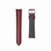 jean rousseau leather strap red black